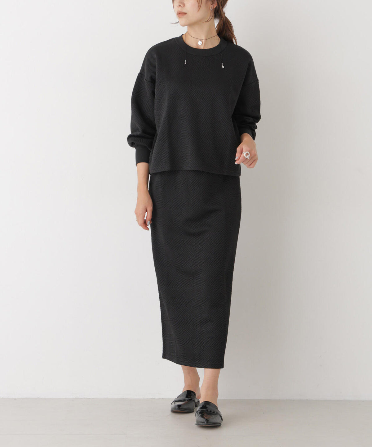 ジャガードカット セットアップ