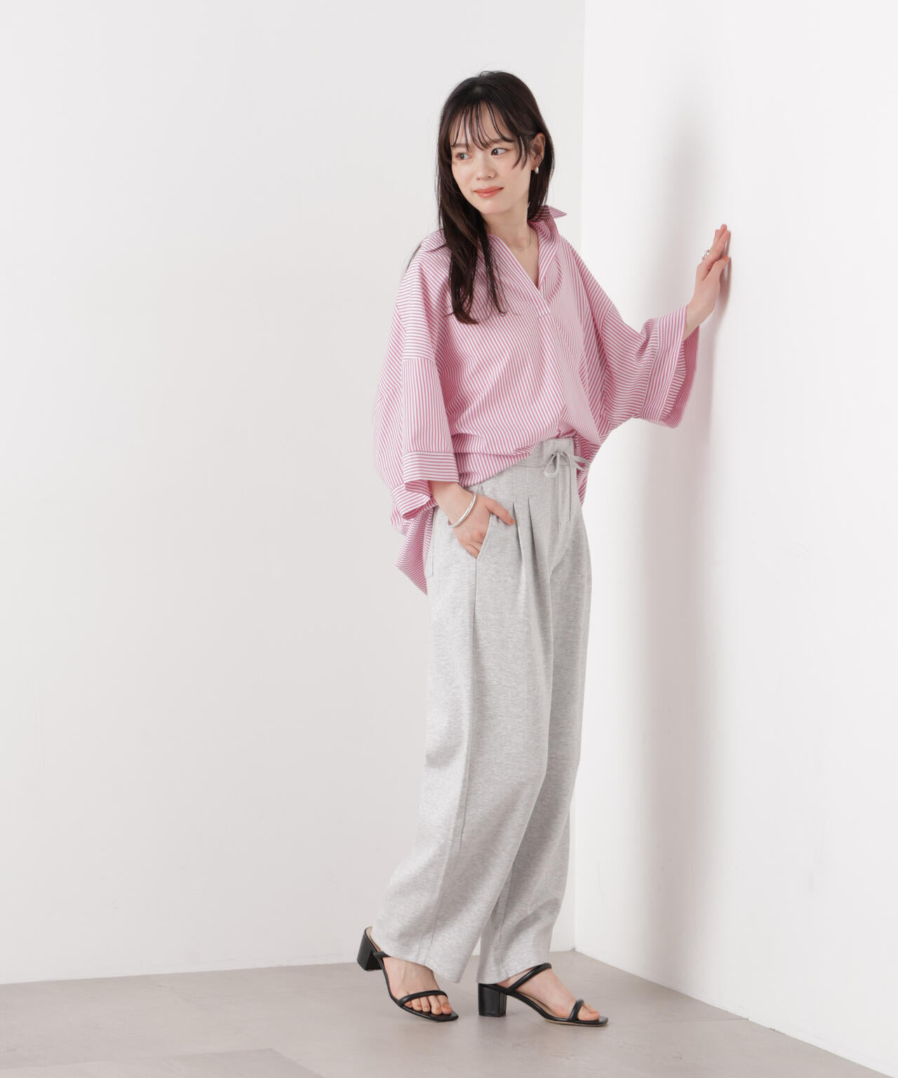 ストライプスキッパーシャツ
