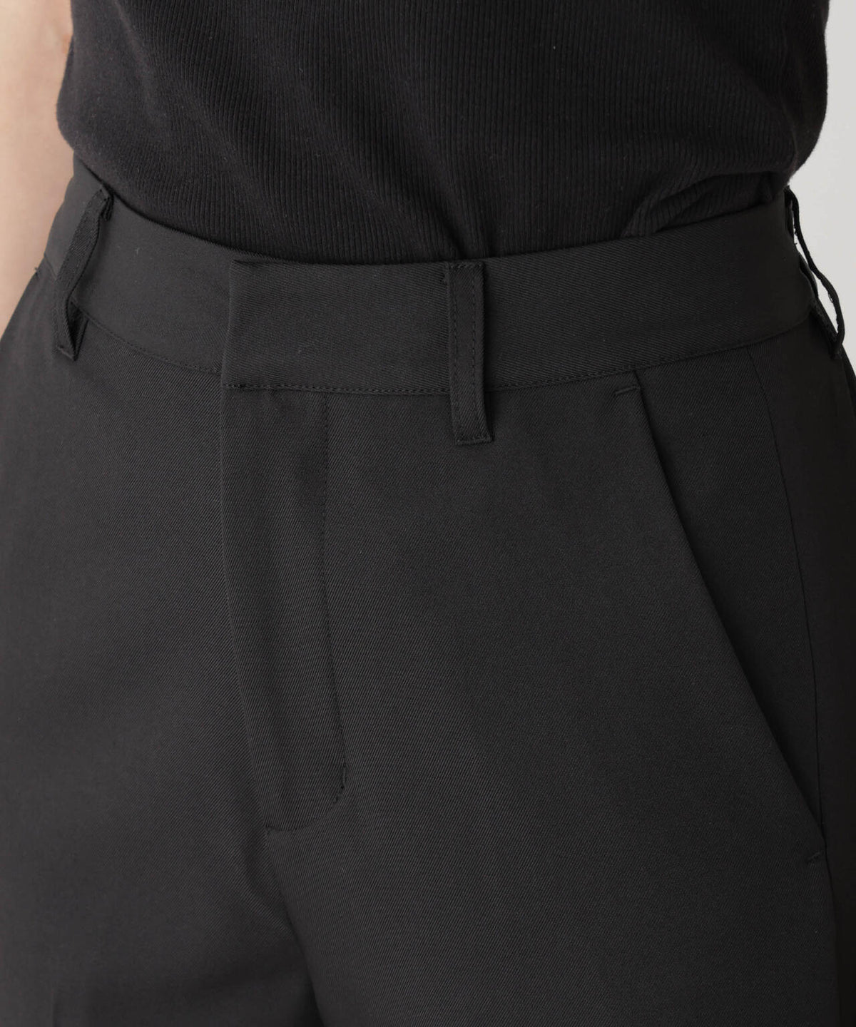 ツイルセンタープレスフレアパンツ(セットアップ可)