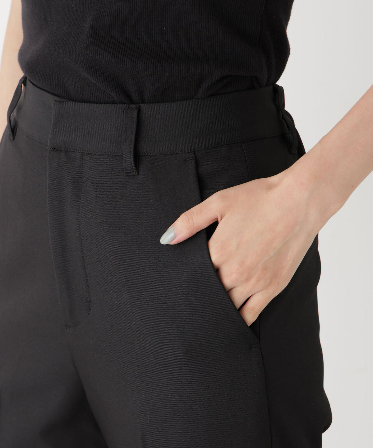 ツイルセンタープレスフレアパンツ(セットアップ可)