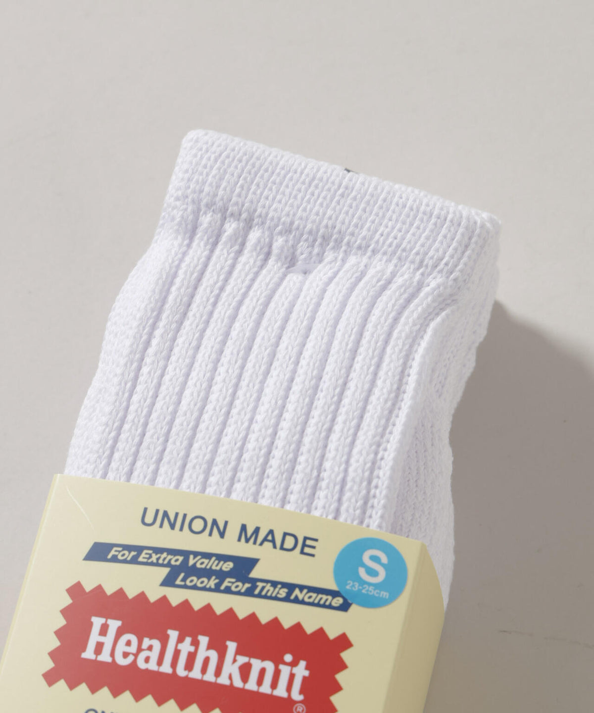 Healthknit/シンカーWHITE無地SOX 3足set