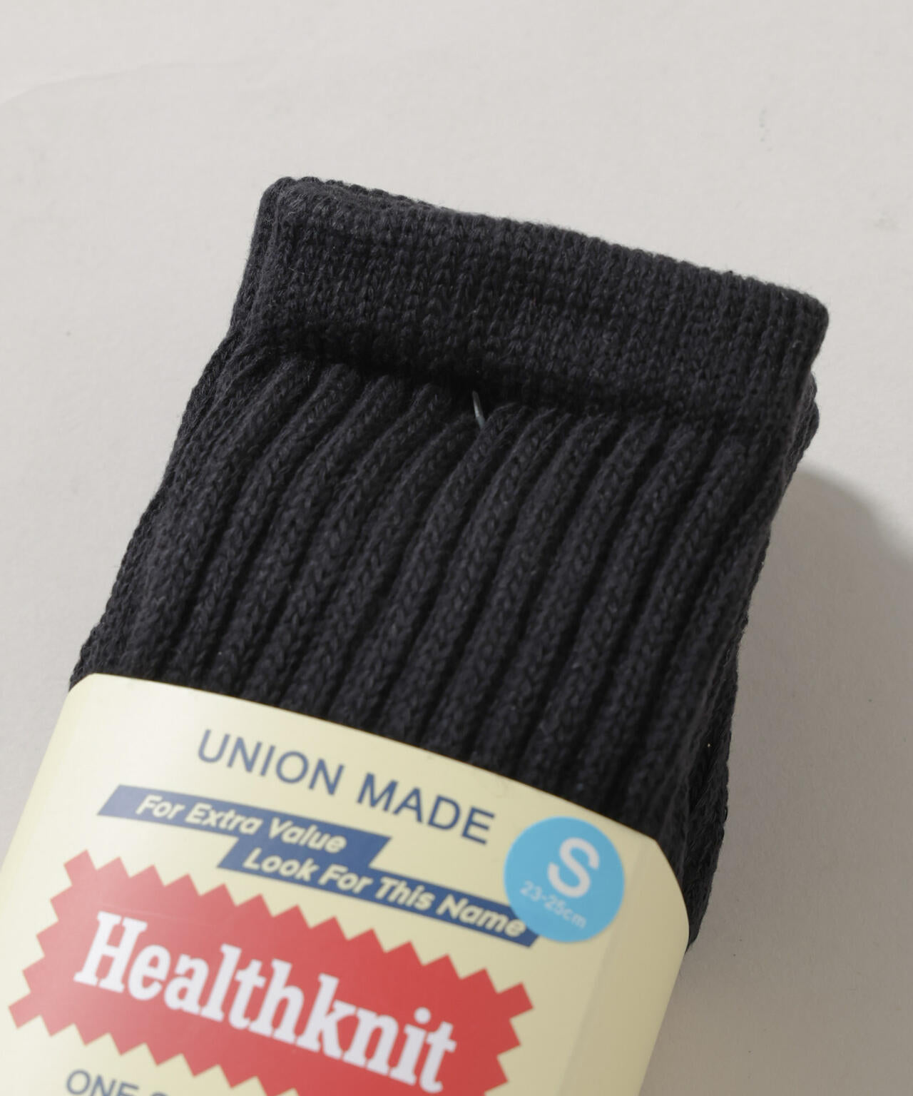 Healthknit/シンカーBLACK無地SOX 3足set