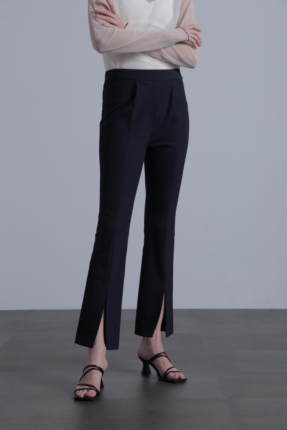 【TV着用】【VERY Giselle 掲載商品】ナイロン2WAYストレッチパンツ