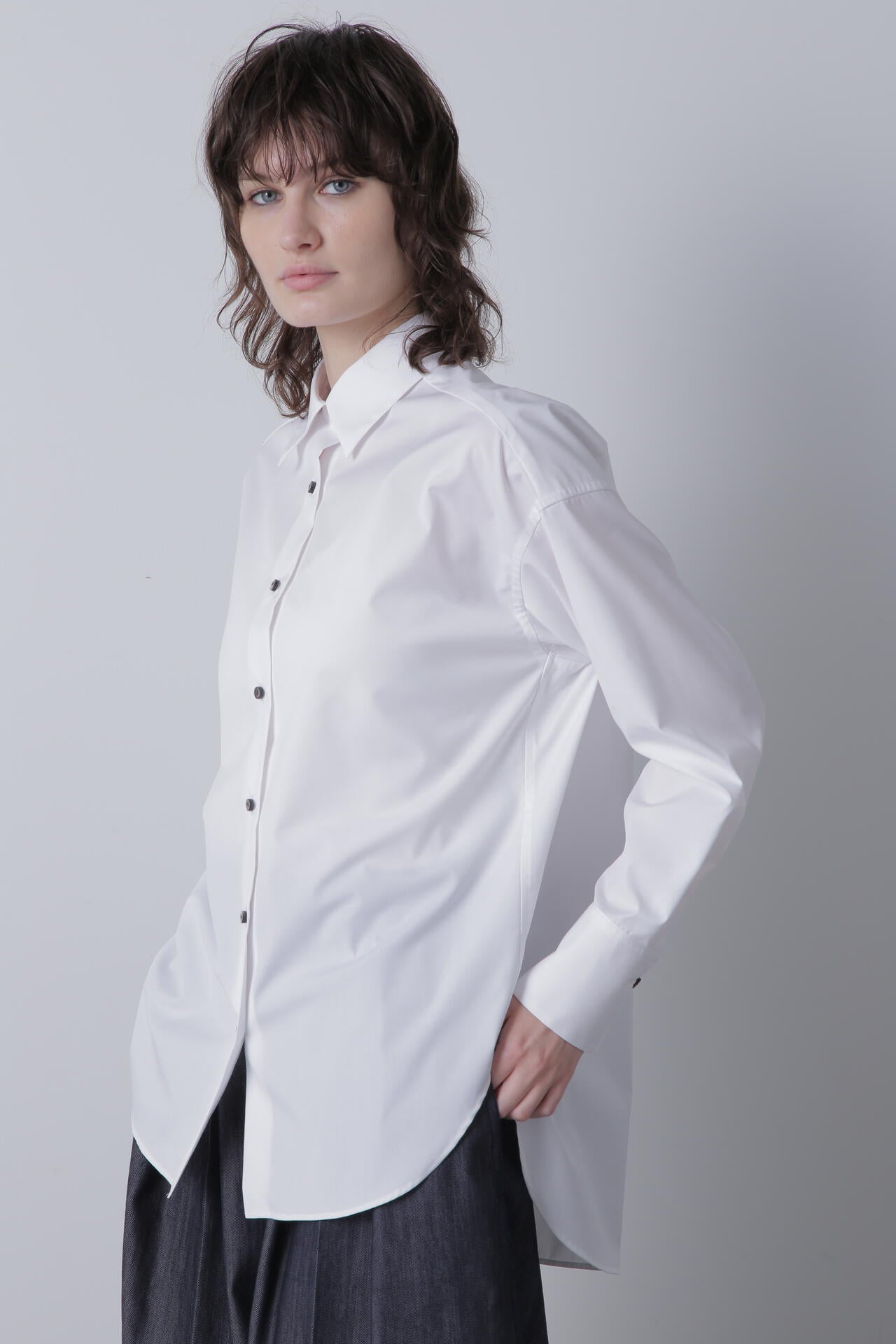 【TV着用】【GISELe 12月号掲載商品】TCタイプライターブラウス