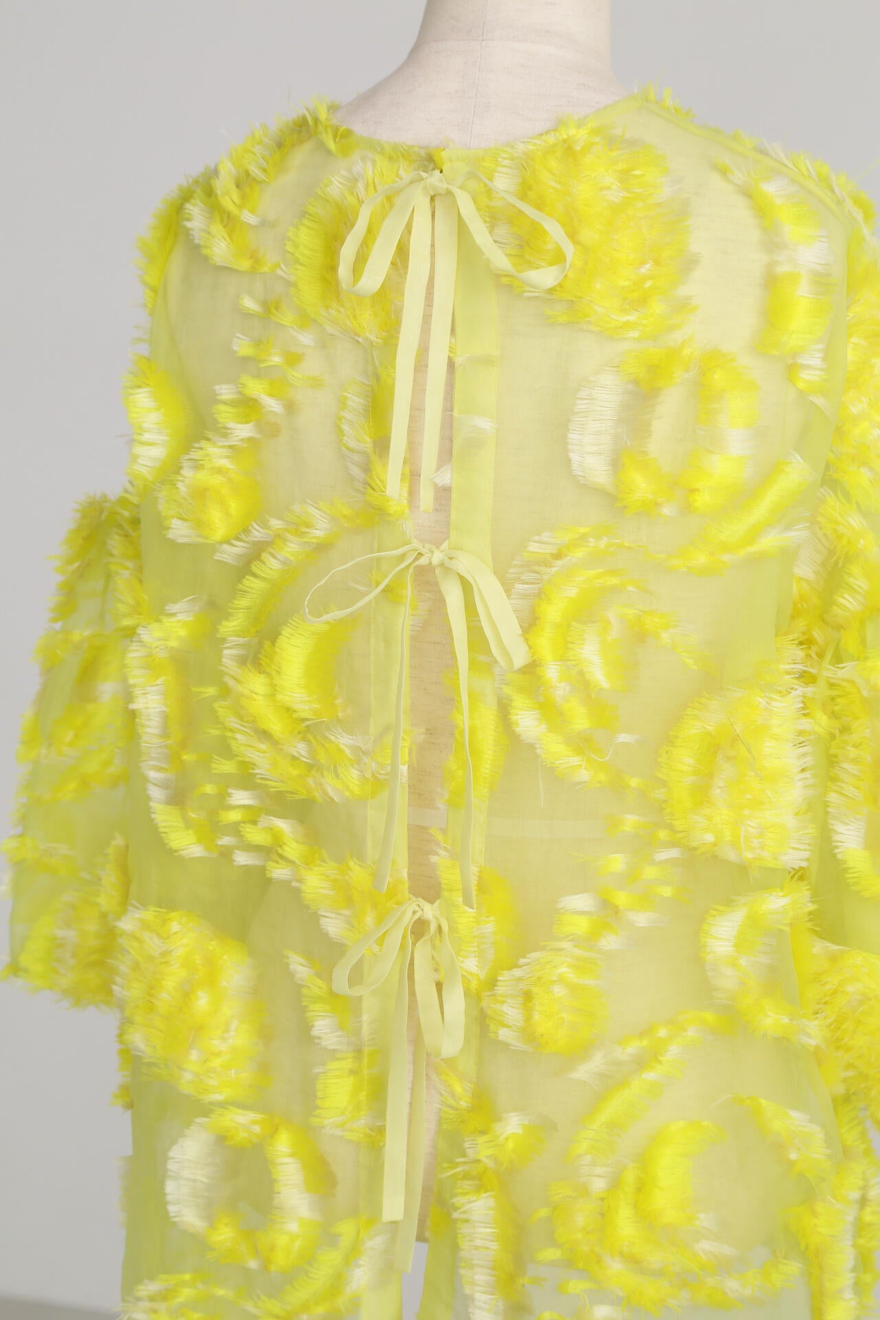 【TV着用】シアーカットジャガードブラウス