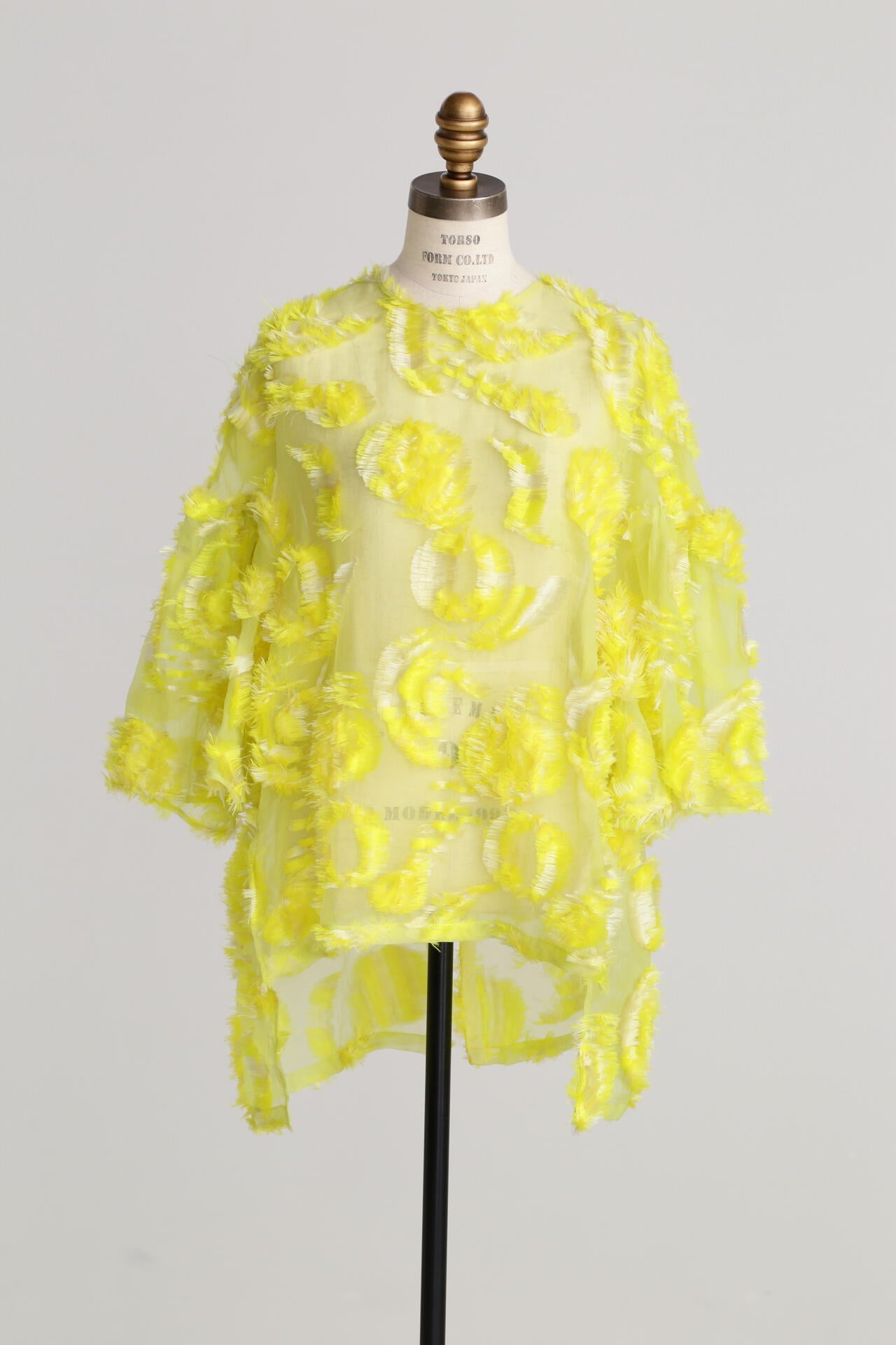 【TV着用】シアーカットジャガードブラウス