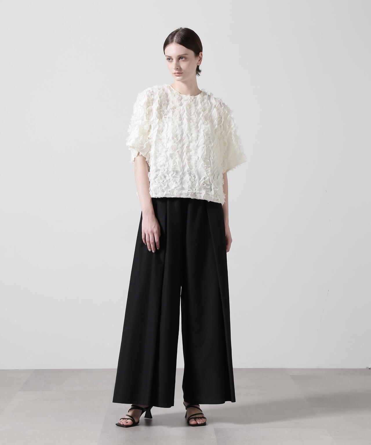 【TV着用】フリチュリジャガードブラウス