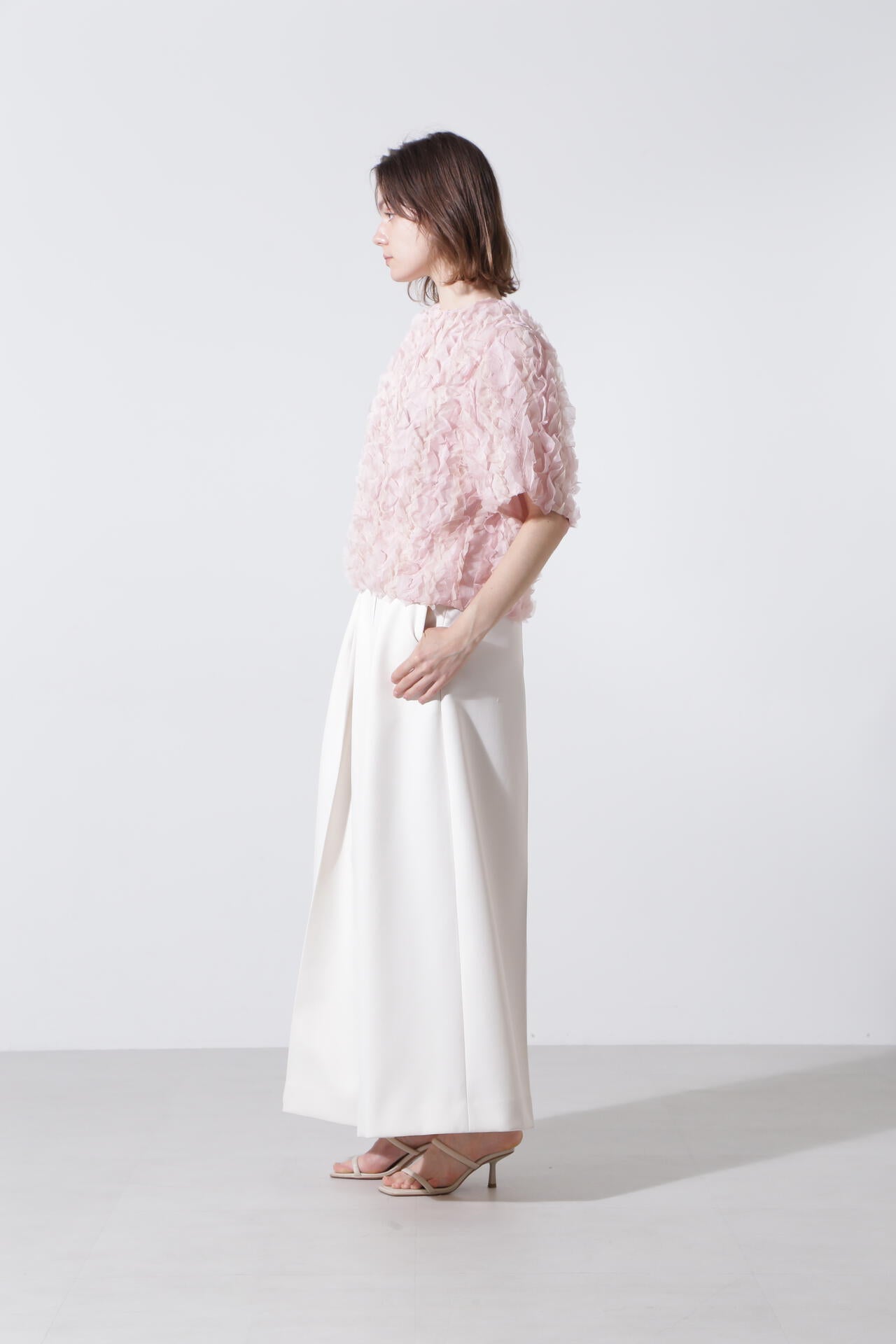 【TV着用】フリチュリジャガードブラウス