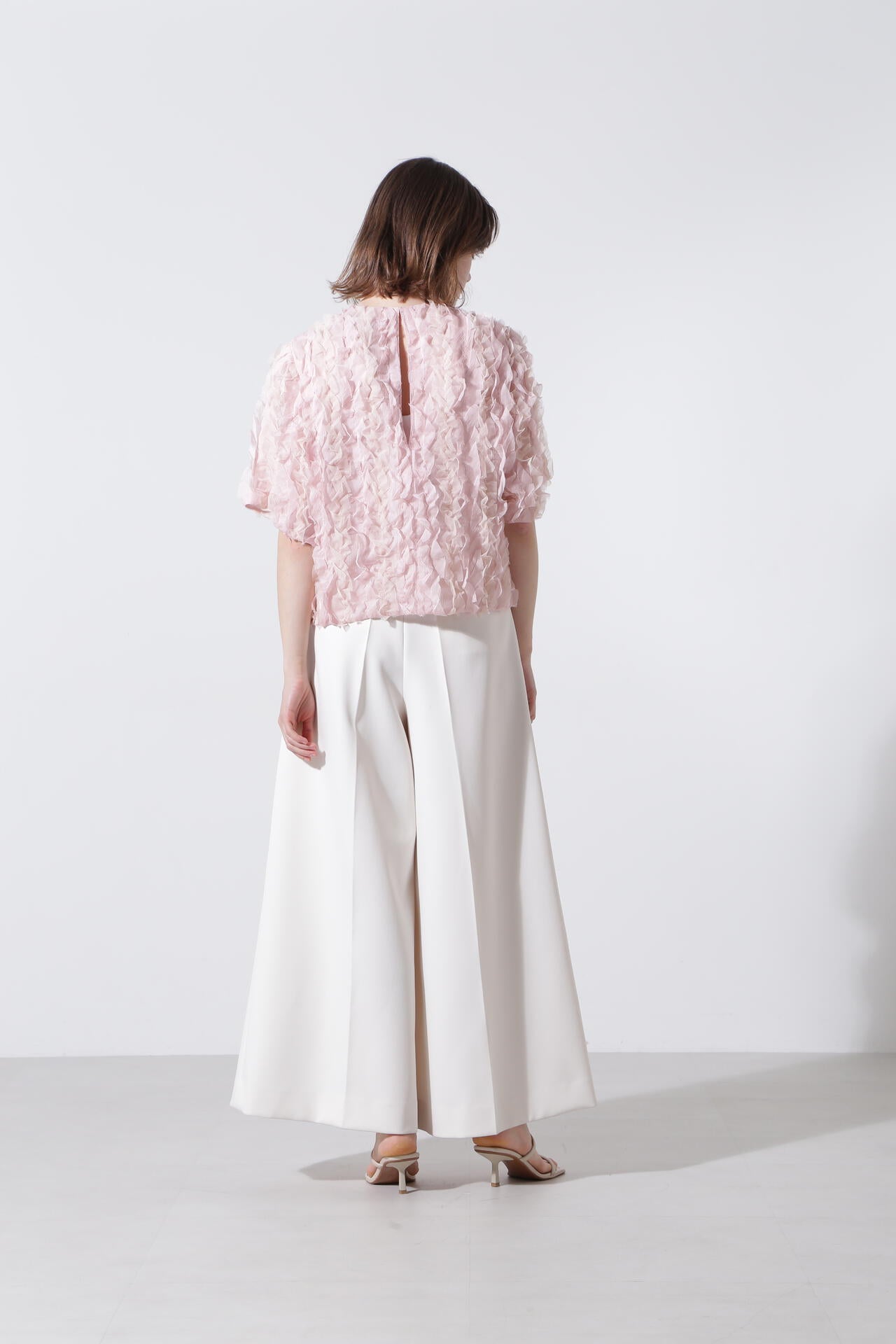 【TV着用】フリチュリジャガードブラウス