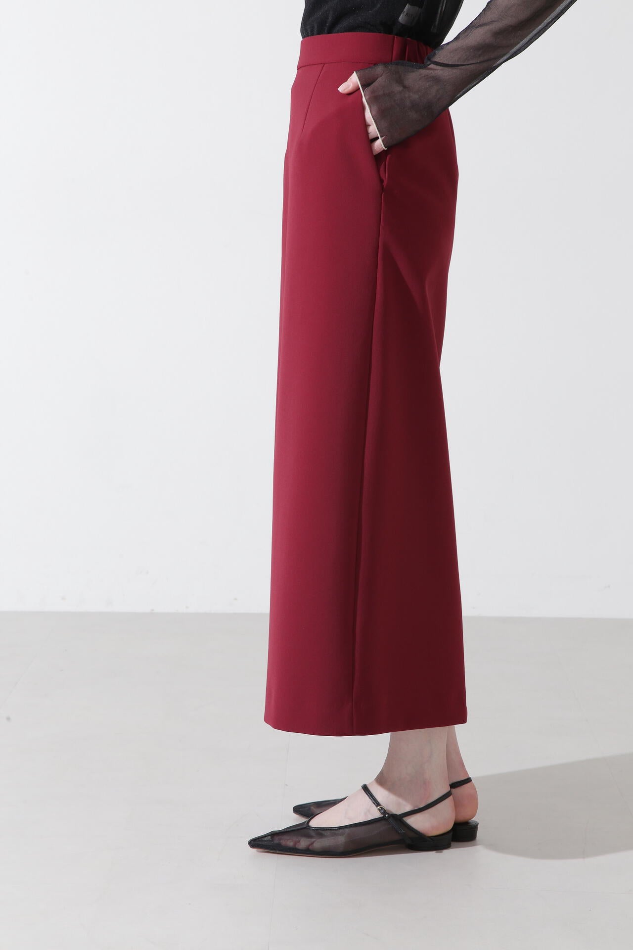 マキシタイトフレアスカート