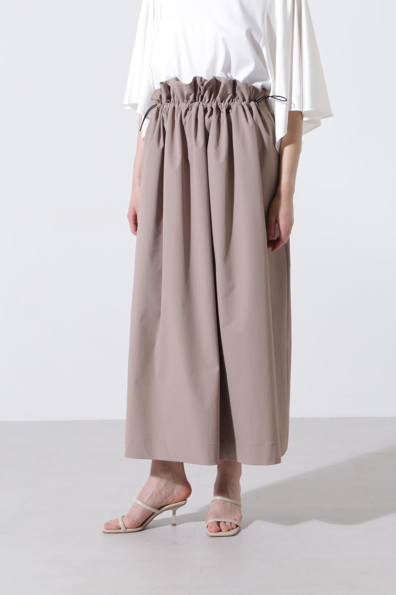 【GISELe 6月号掲載商品】ペーパーバックウエストスカート