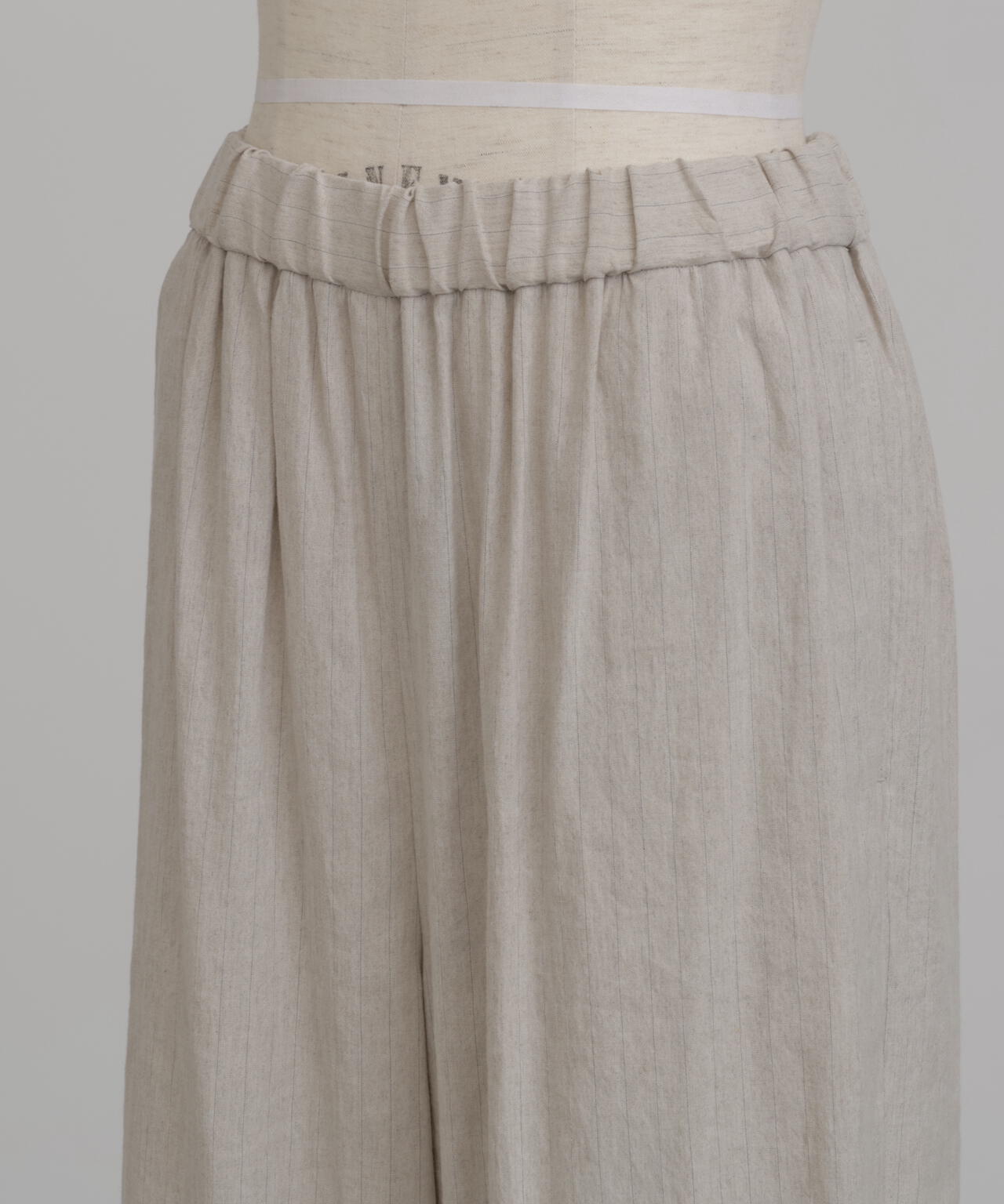 麻ストレッチイージーストレッチパンツ