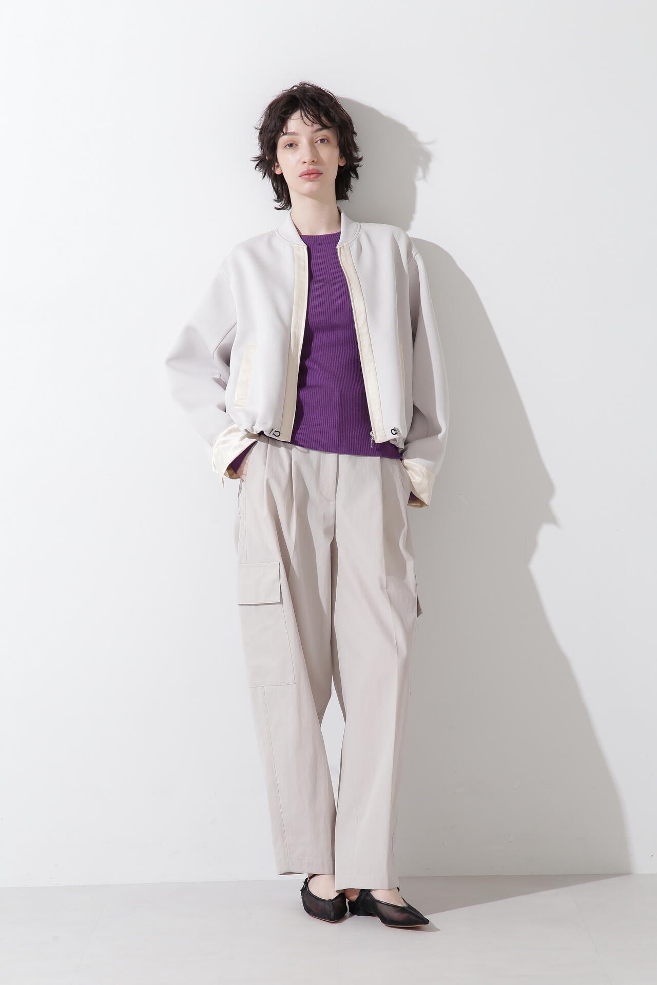 ジャージーブルゾン