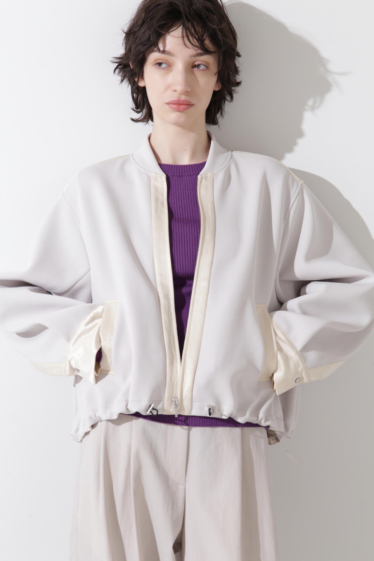 ジャージーブルゾン