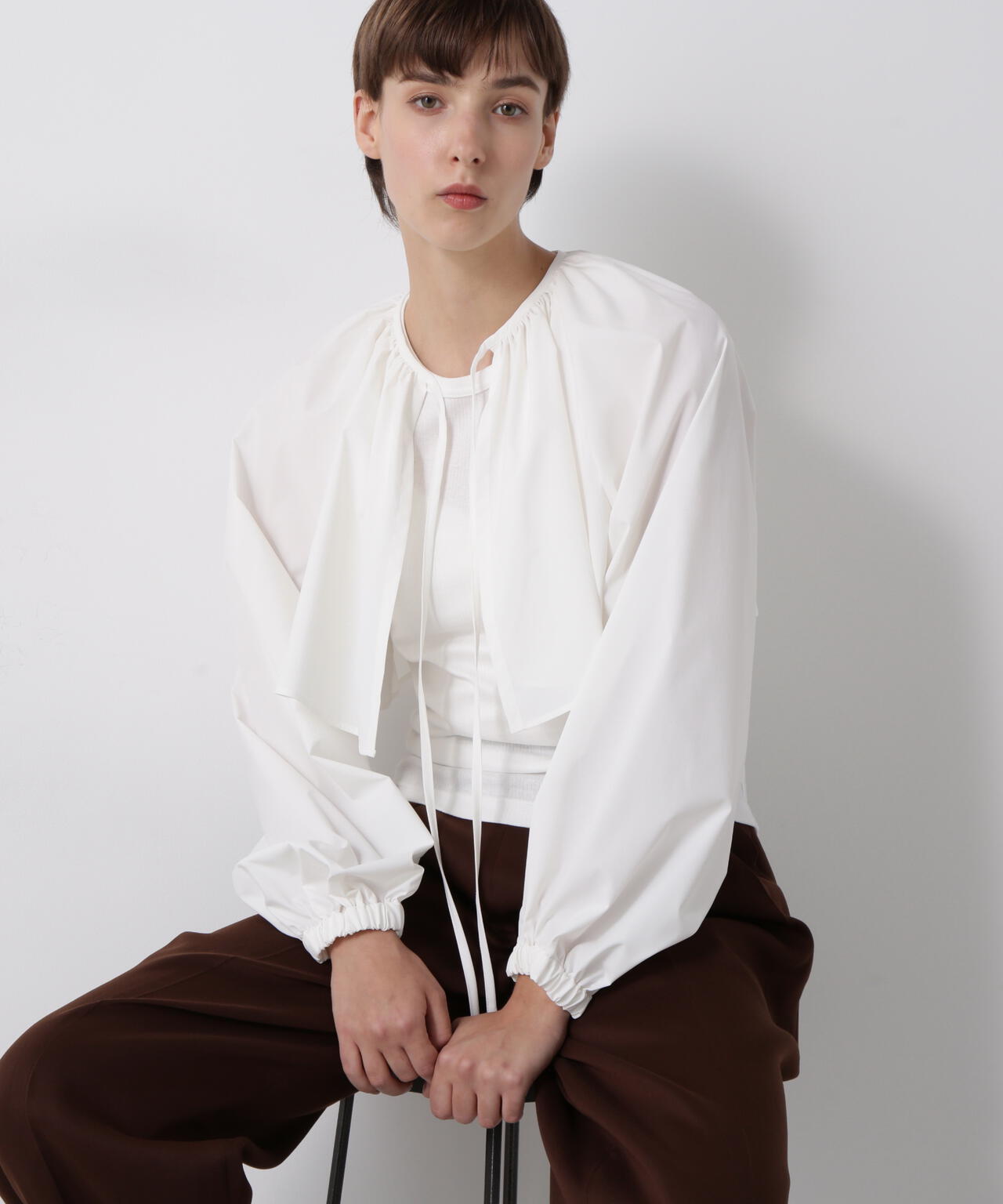 タイプライターブラウス