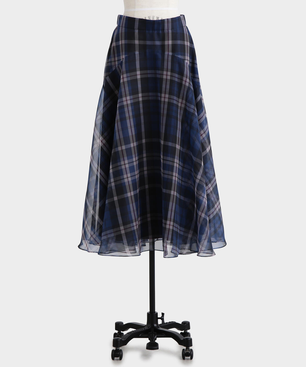 シアーチェックスカート