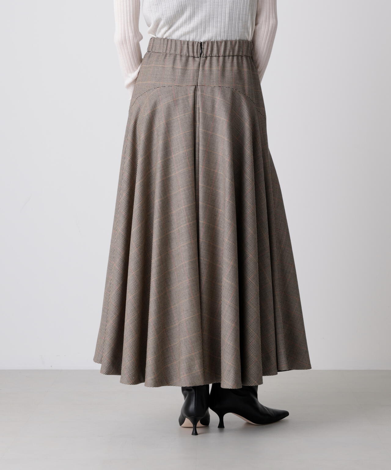 【Oggi 12月号掲載商品】ガンクラブチェックフレアスカート