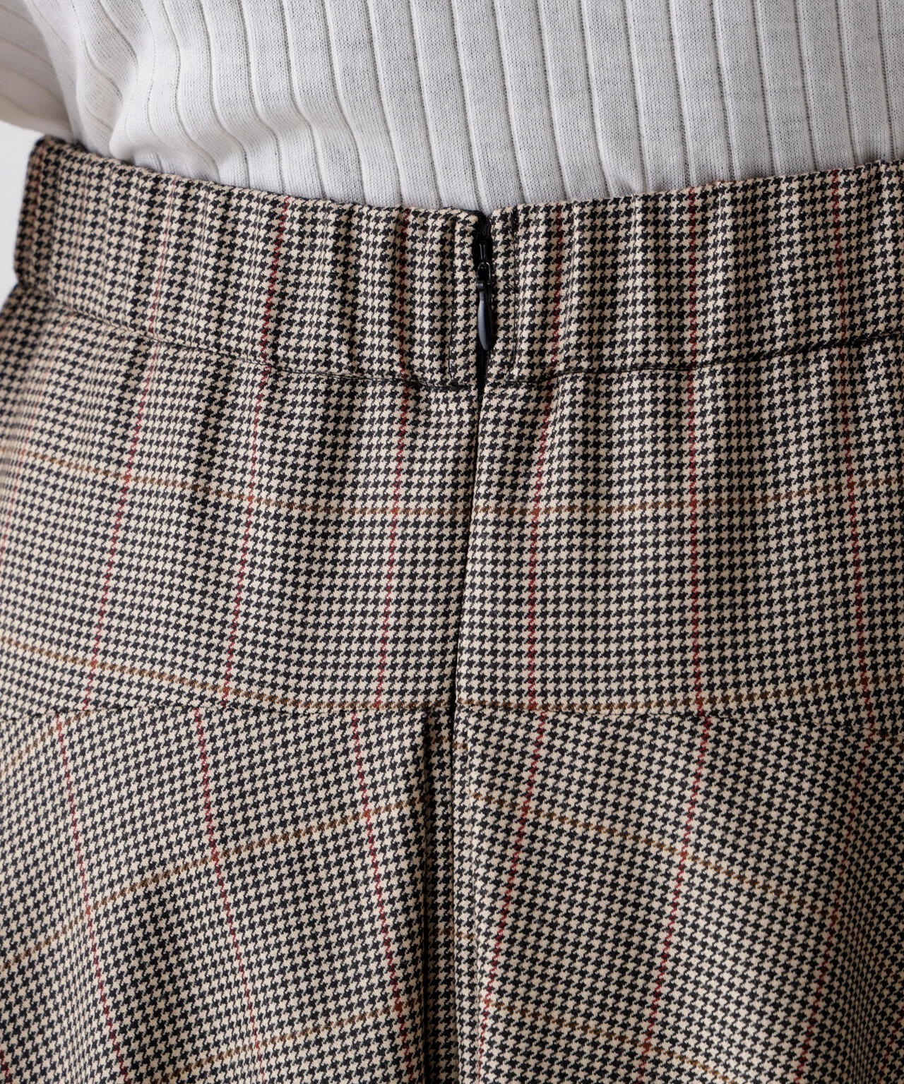 【Oggi 12月号掲載商品】ガンクラブチェックフレアスカート