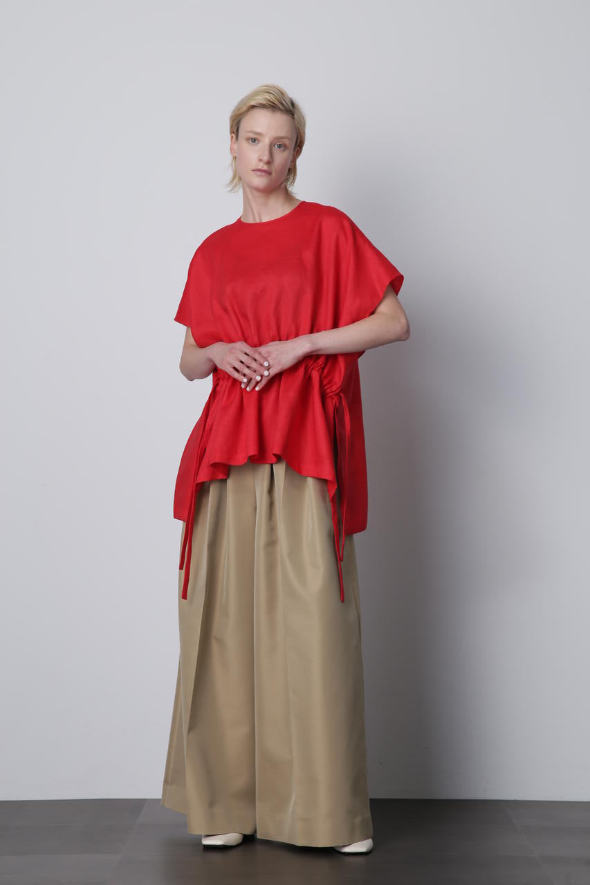 ギャバタックワイドパンツ