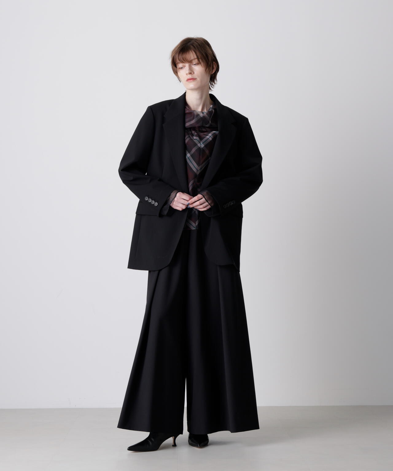 【限定カラー/ブラウン】TWギャザーパンツ