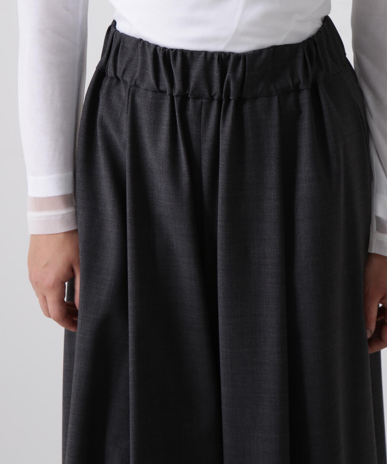 【限定カラー/ブラウン】TWギャザーパンツ