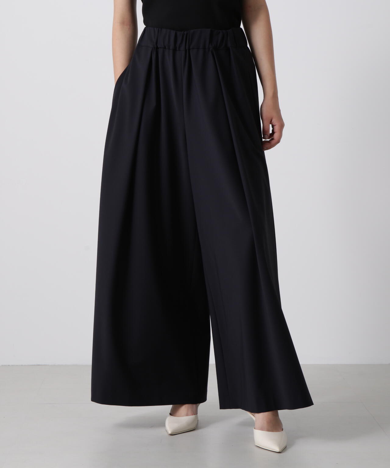 【限定カラー/ブラウン】TWギャザーパンツ