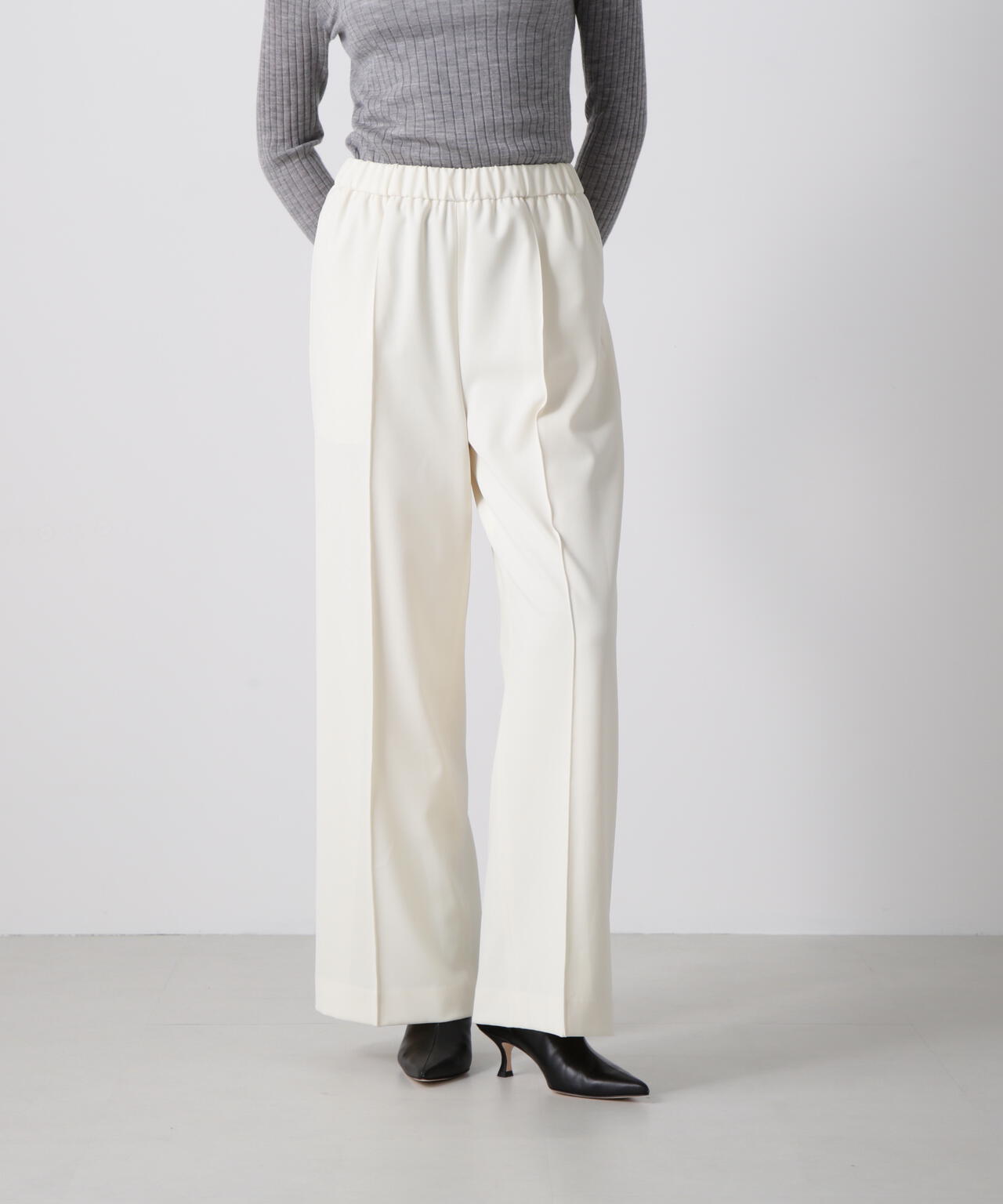 ダブルクロスドロストパンツ