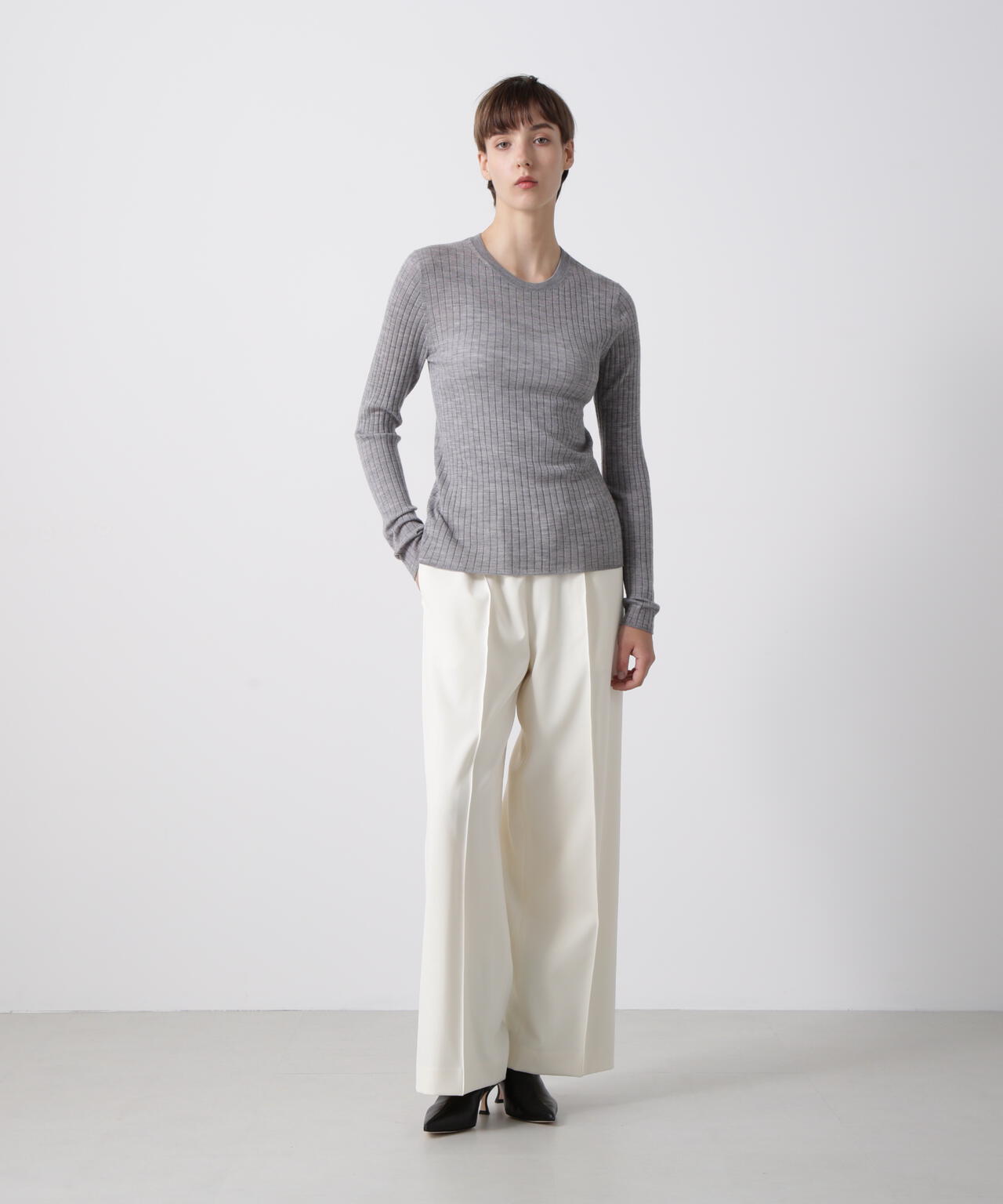 ダブルクロスドロストパンツ