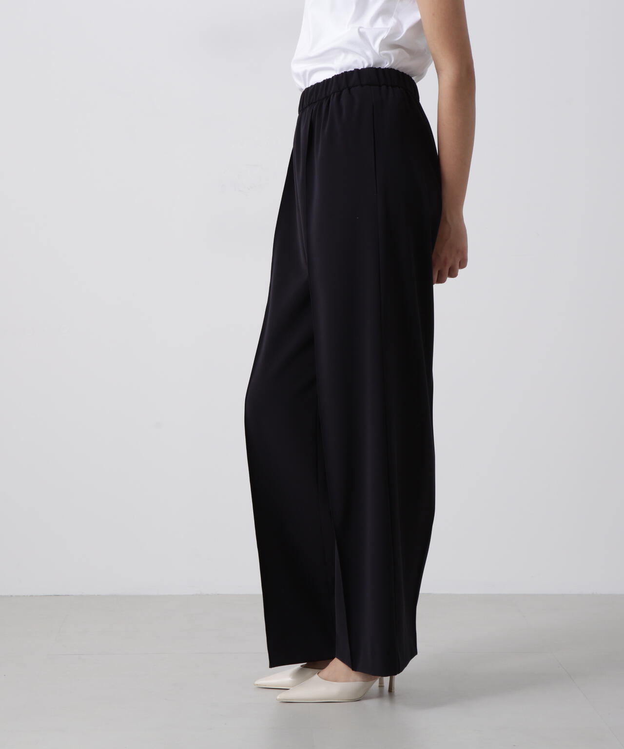 ダブルクロスドロストパンツ