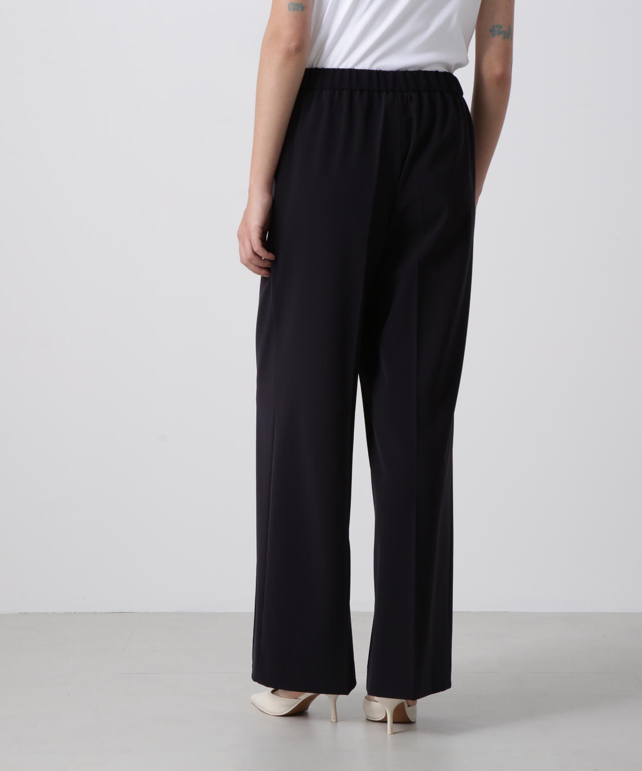 ダブルクロスドロストパンツ