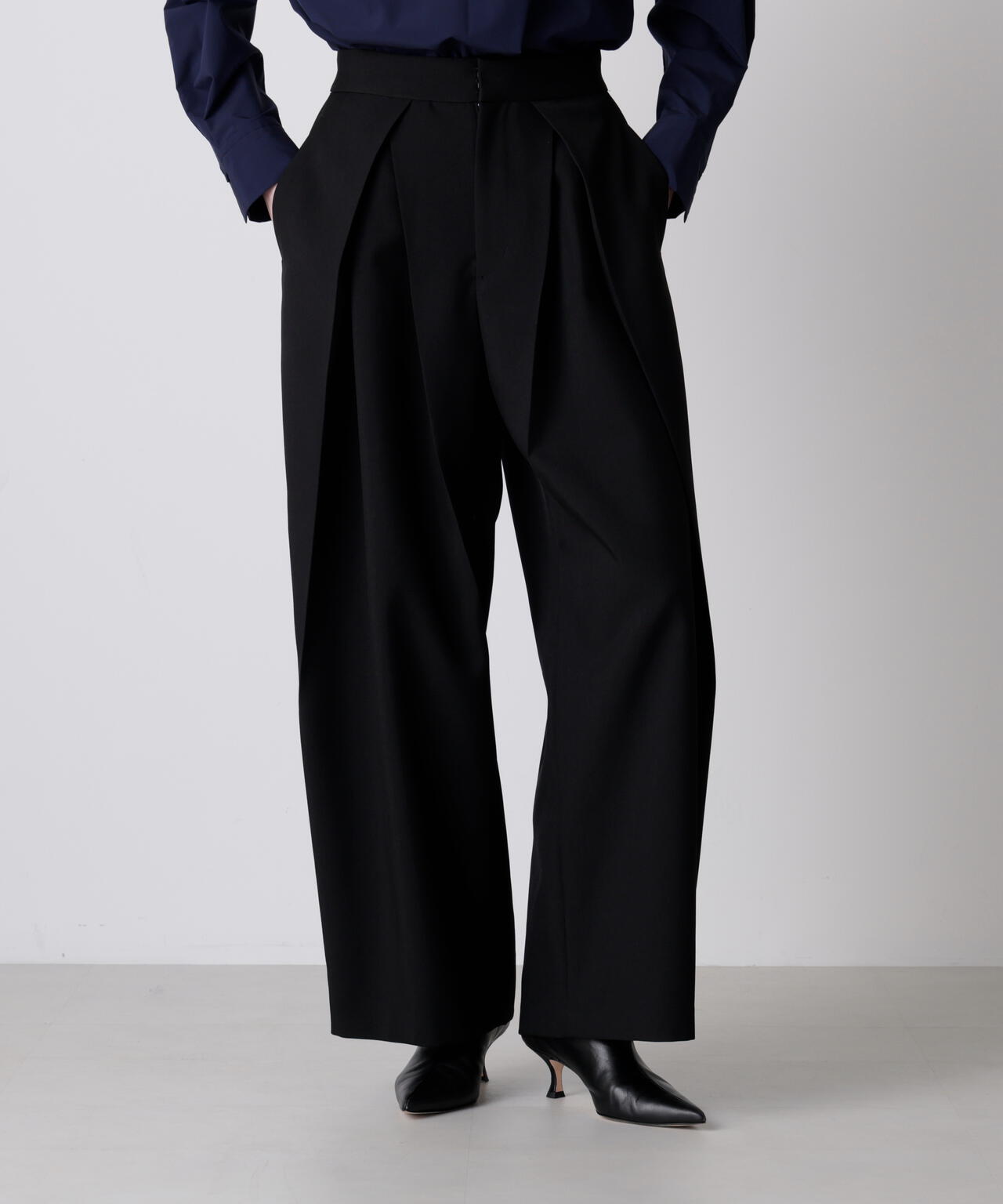 【VERY 10月号掲載商品】ダブルクロスタックパンツ