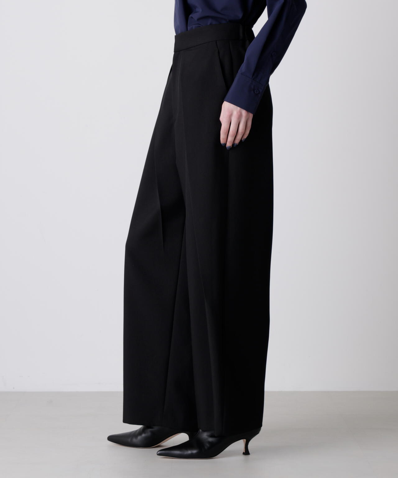 【VERY 10月号掲載商品】ダブルクロスタックパンツ