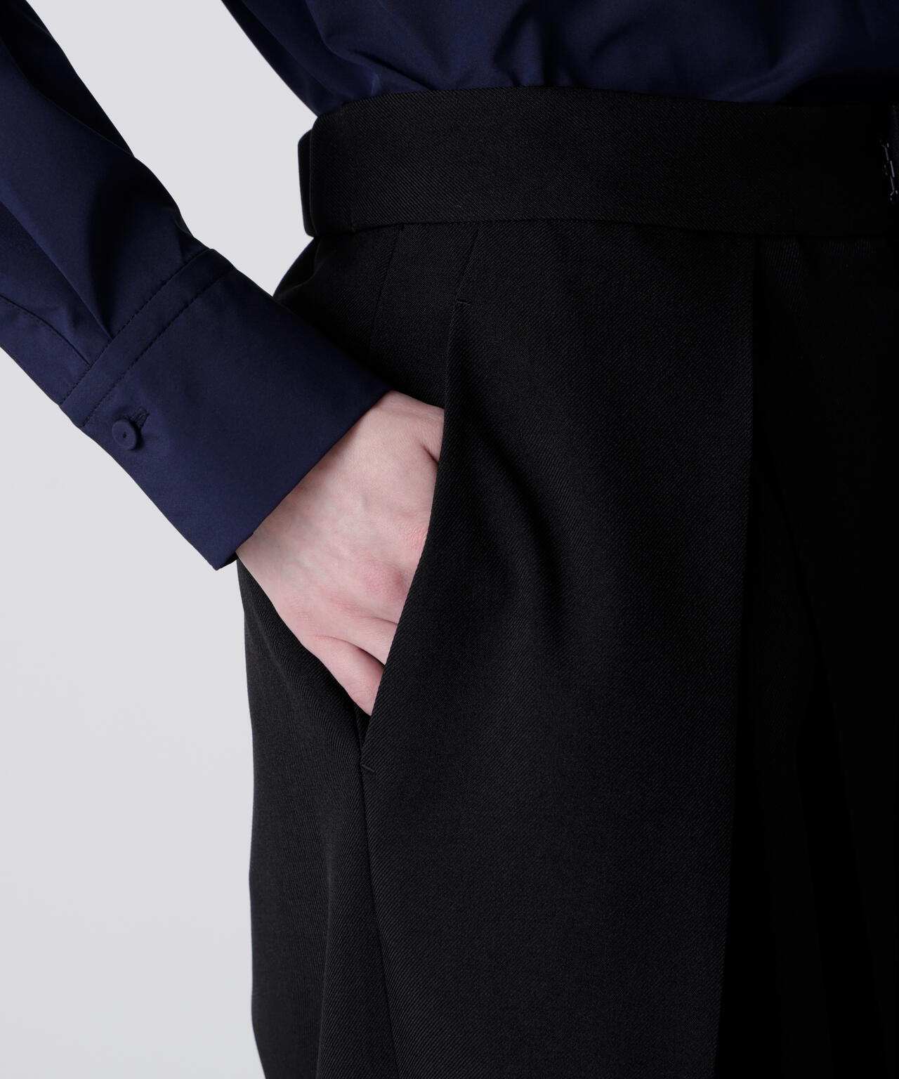 【VERY 10月号掲載商品】ダブルクロスタックパンツ