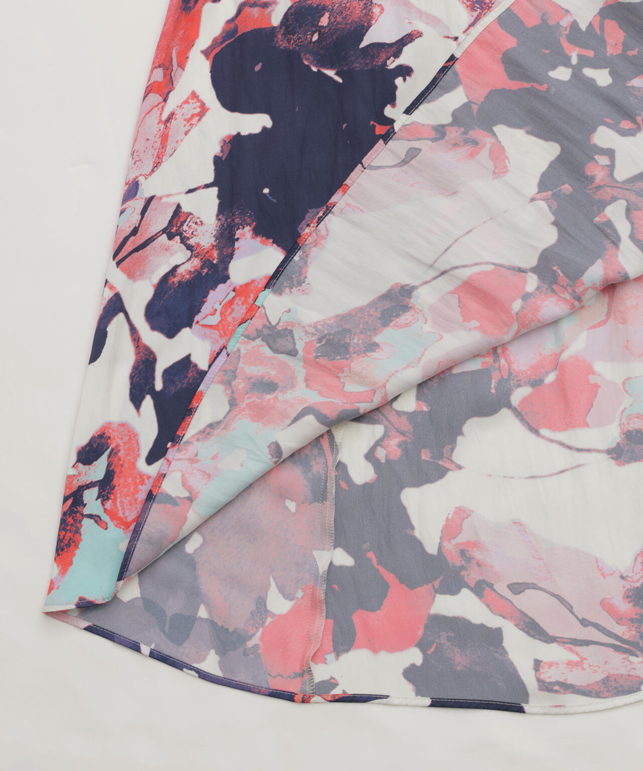 ビッグフラワープリントドレス