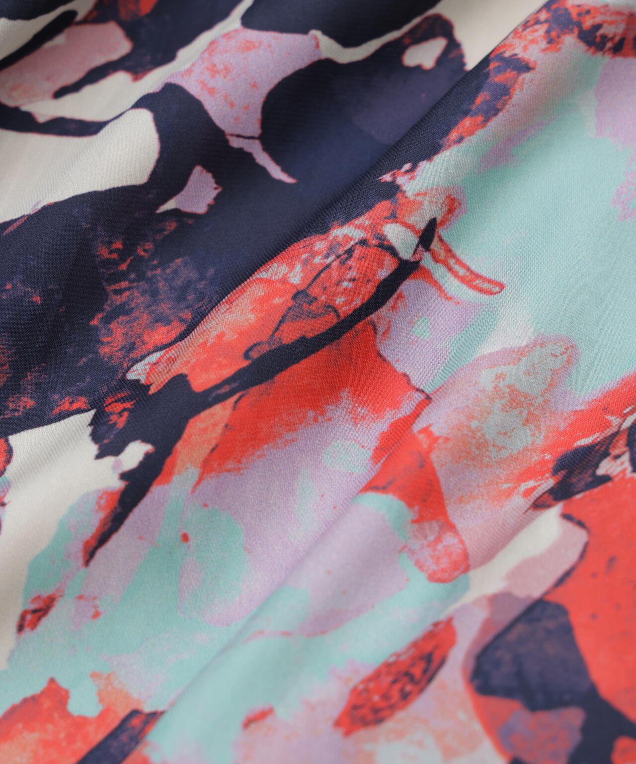 ビッグフラワープリントドレス