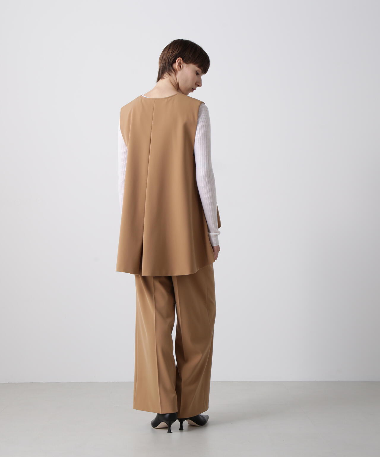 【美的 10月号掲載商品】ダブルクロスジレ