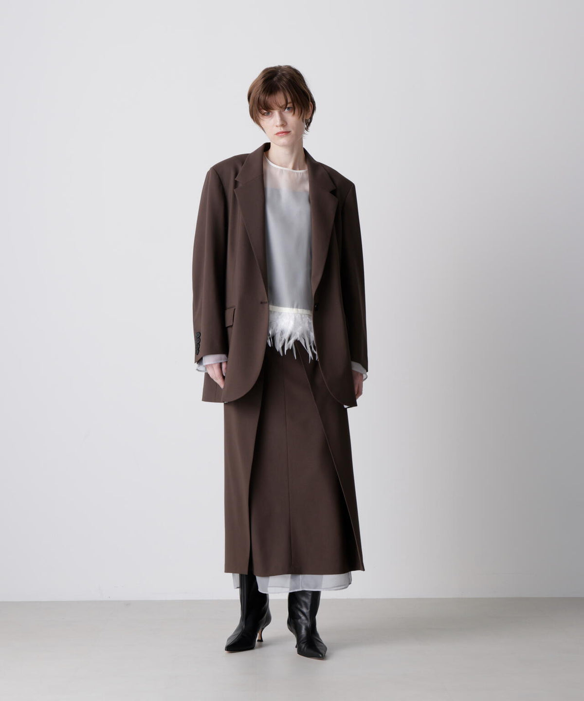 【GISELe Oggi 12月号掲載商品】レイヤードブレザー