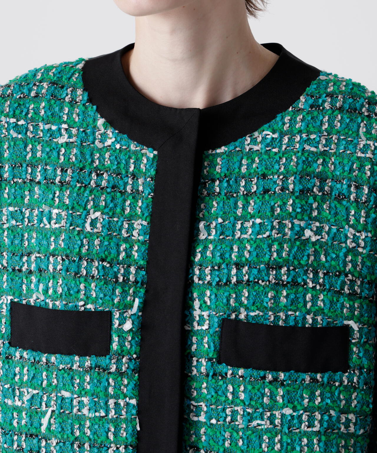 LINTONツイードジャケット