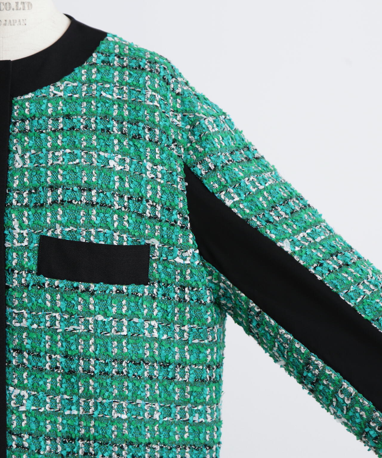 LINTONツイードジャケット