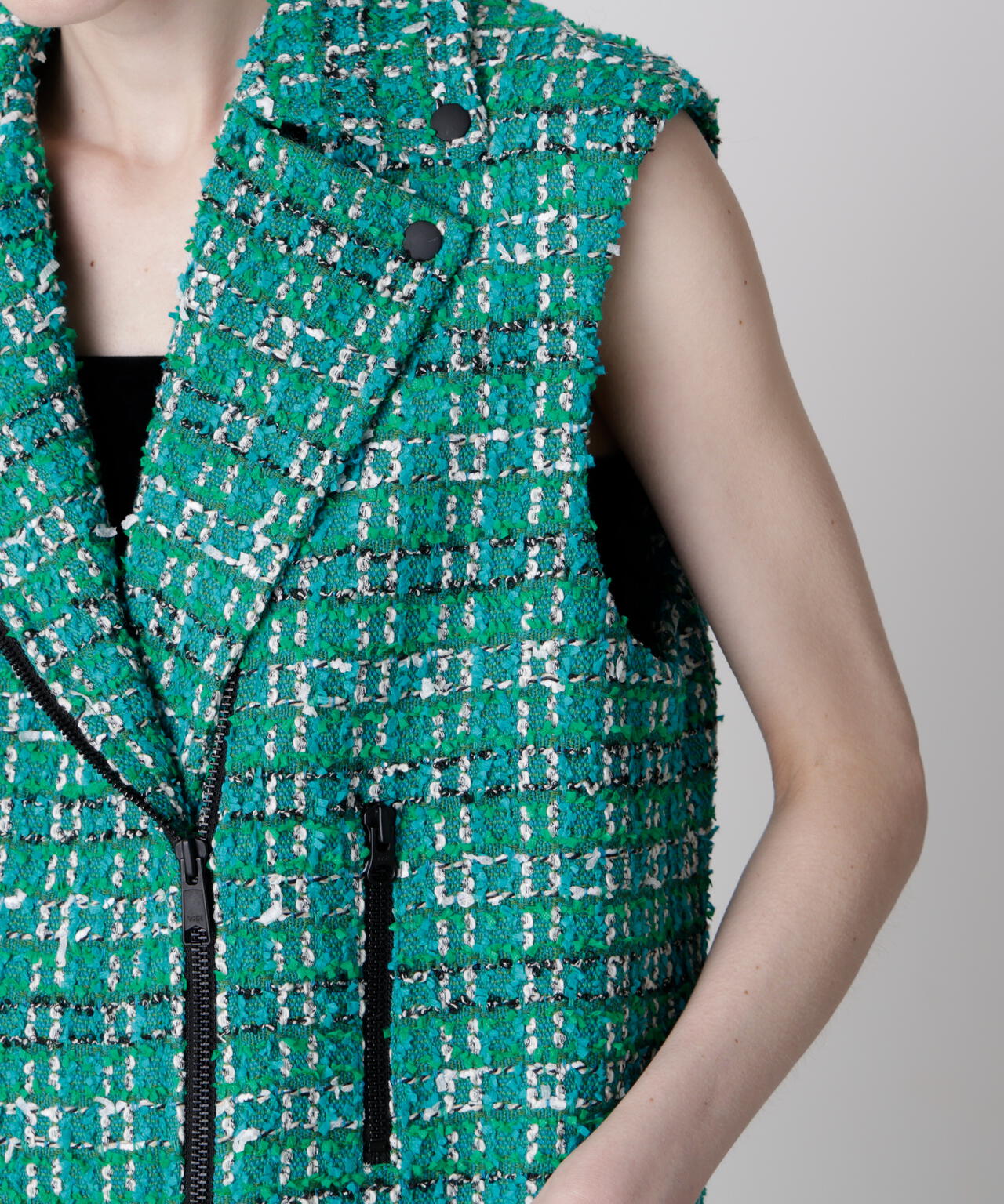 LINTONツイードジレ