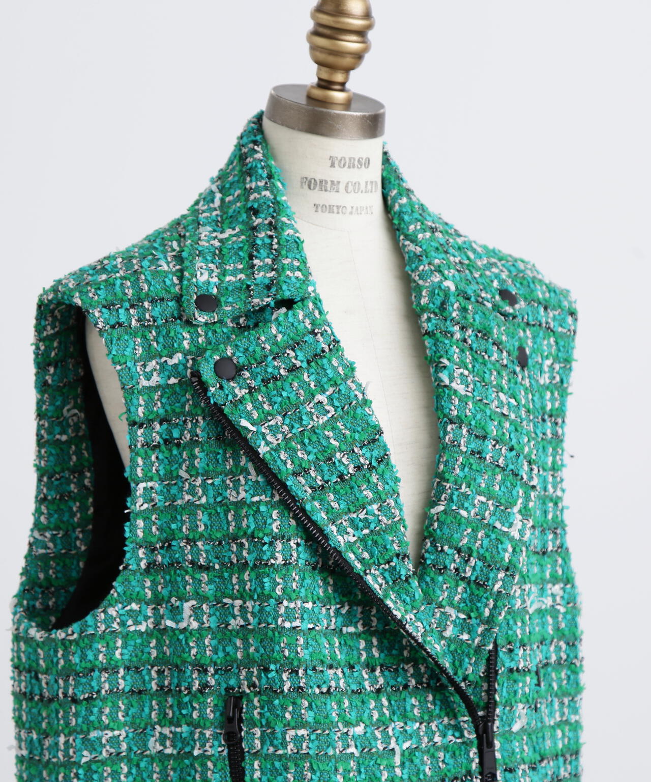 LINTONツイードジレ