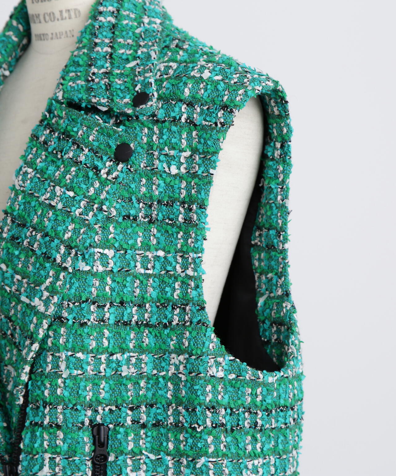 LINTONツイードジレ