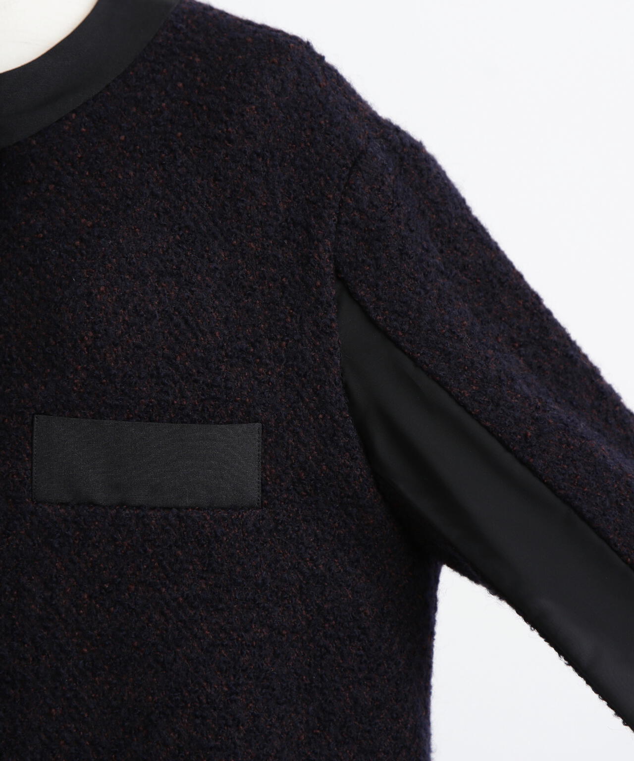 ループヘリンボーンツイードジャケット