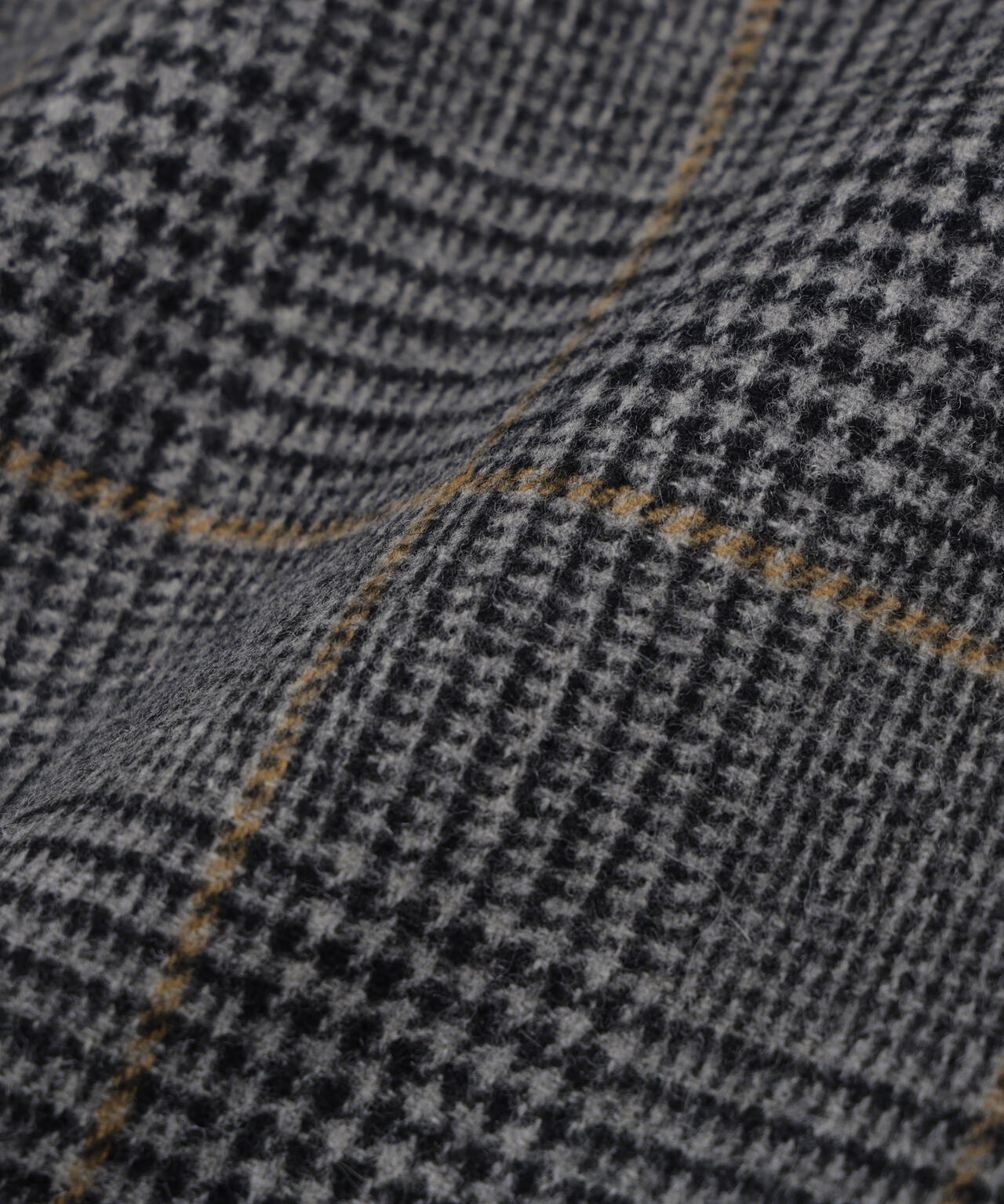 ウールチェックコート