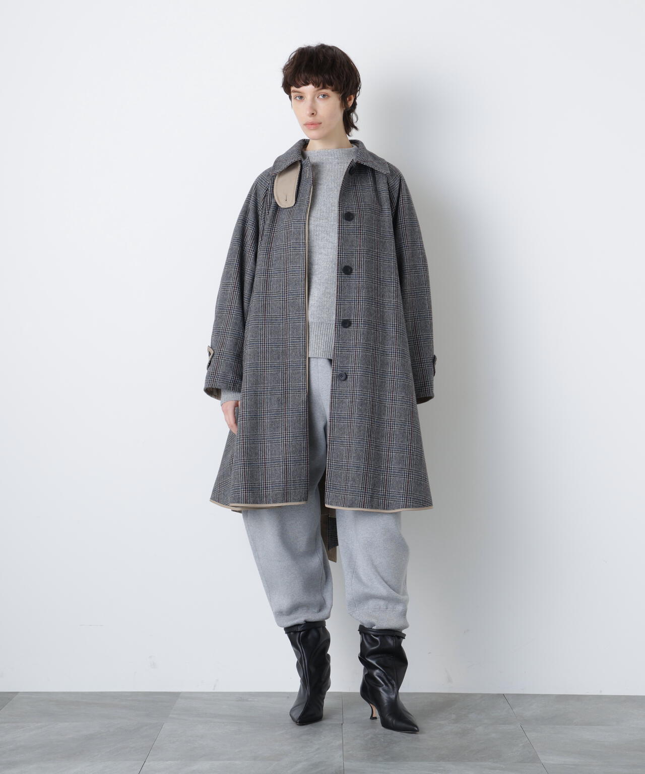 リバーシブルテントコート