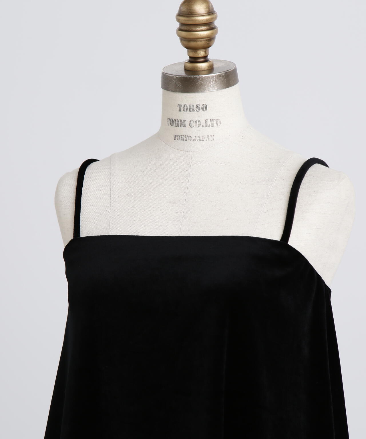 【GISELe 12月号掲載商品】カップ付きベロアキャミソール