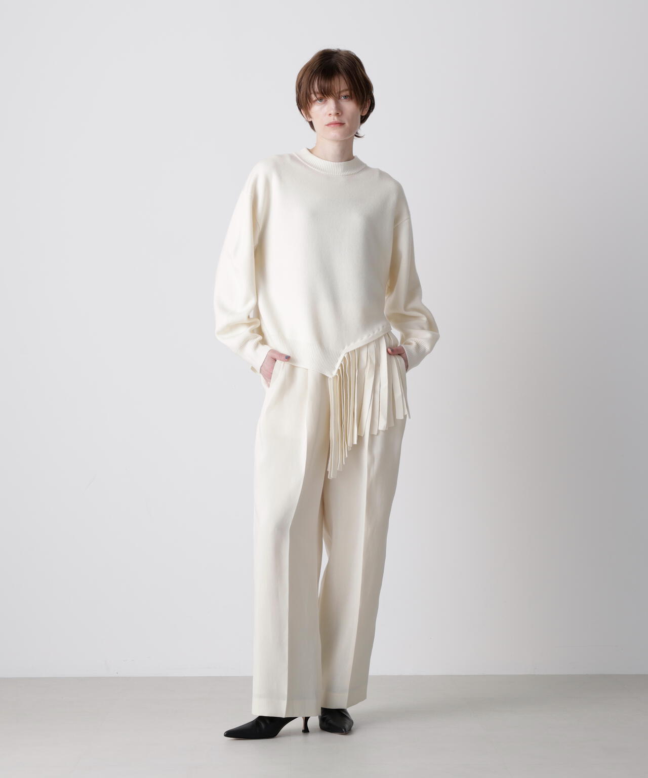 フリンジニット