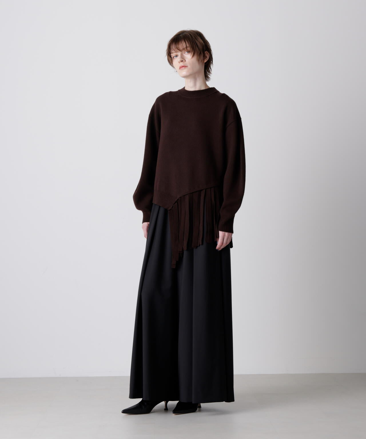 フリンジニット