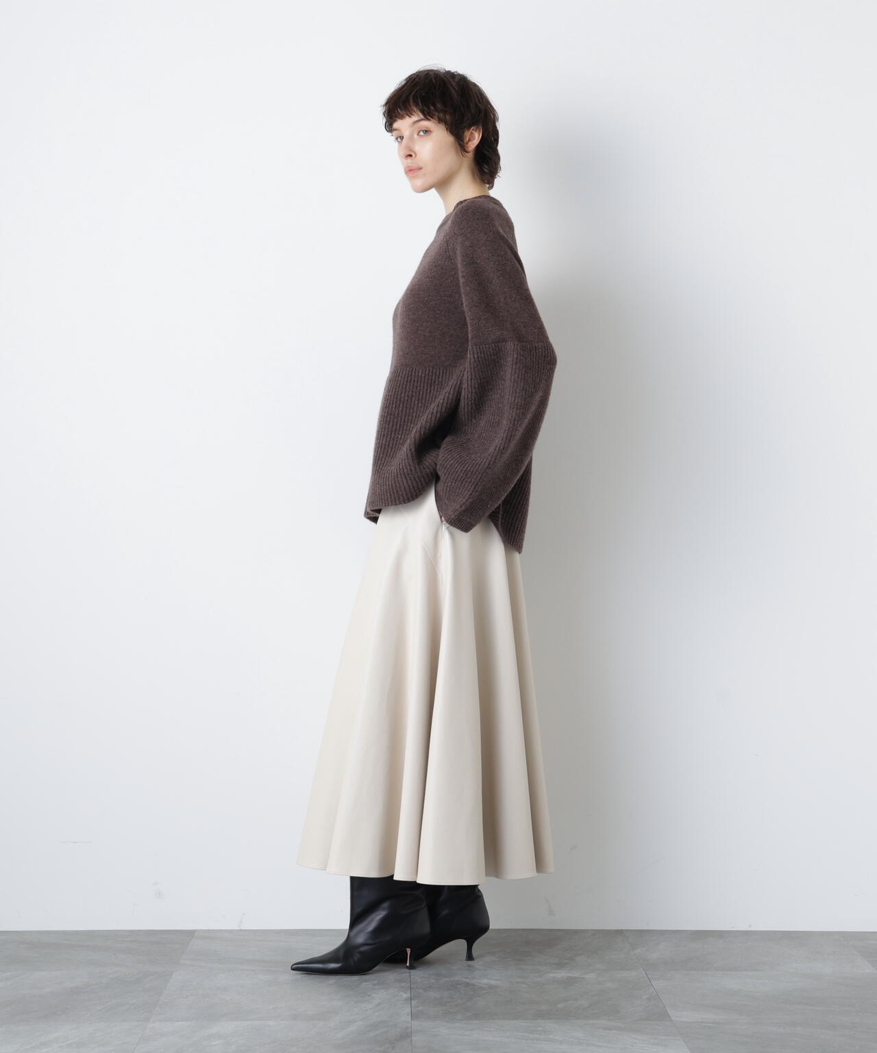 ウールカシミヤニット