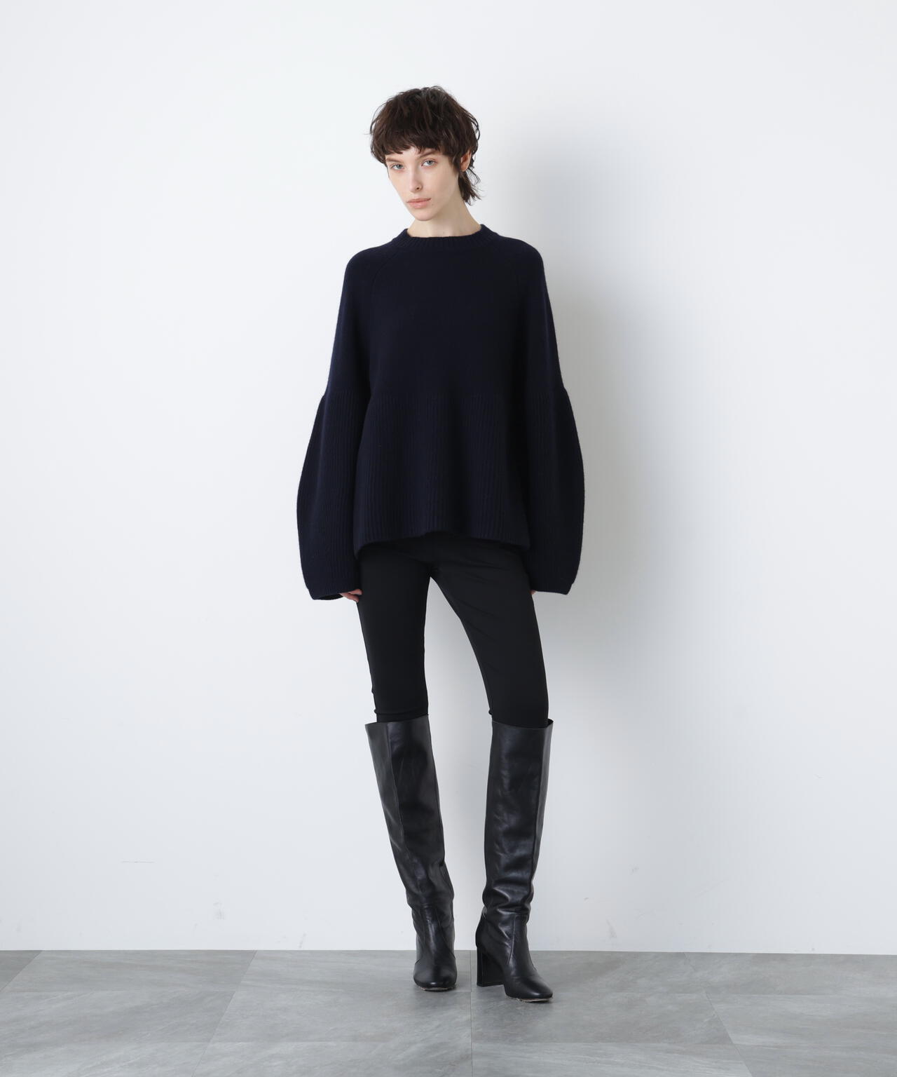 ウールカシミヤニット